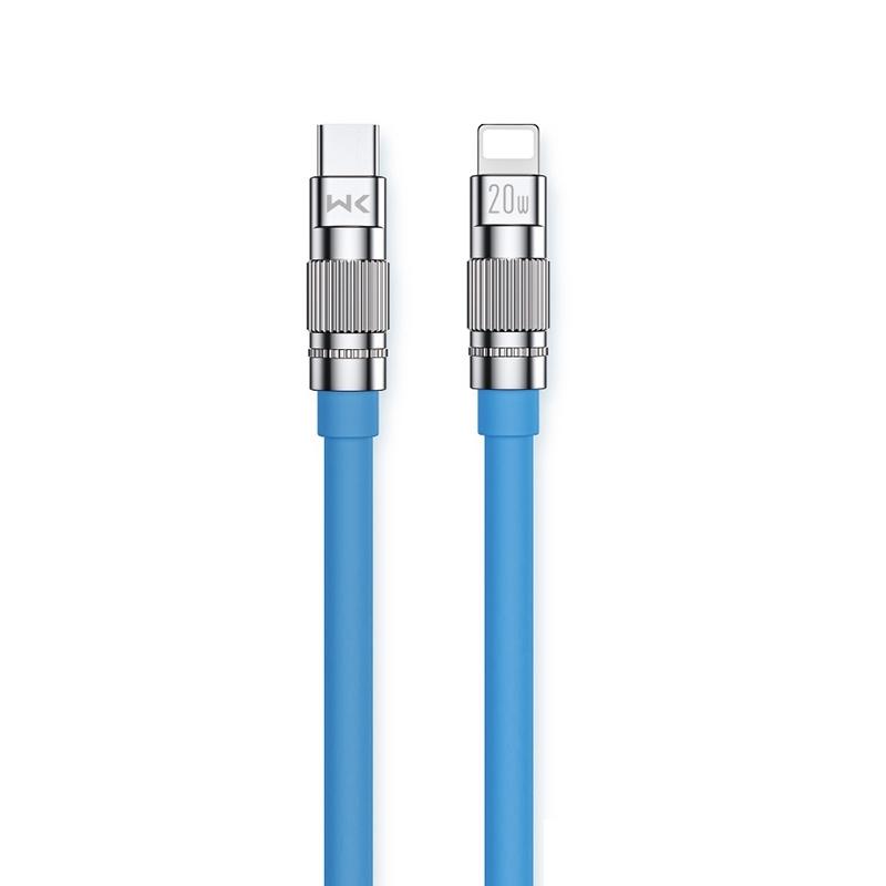 2-in-1 Charging Cable | WK WDC-187 Qjie Series 20W USB-C/Type-C to 8 Pin Fast Charge Data Cable, Length: 1m (Blue) 2-in-1 Charging Cable 2-in-1 Charging Cable