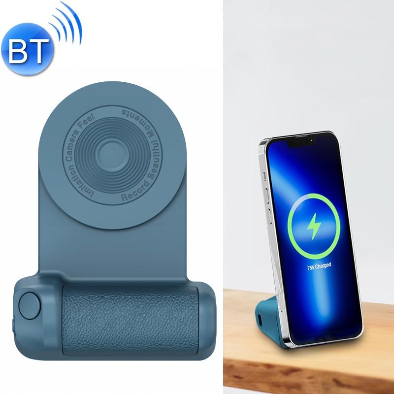 Multifunction Charger | BBC-8 3 In1 Magnetic Absorption Wireless Charging Phone Stand Bluetooth Handheld Selfie Stick, Style: Upgrade Model (Blue) Mobile Phone + Accessories Multifunction Charger