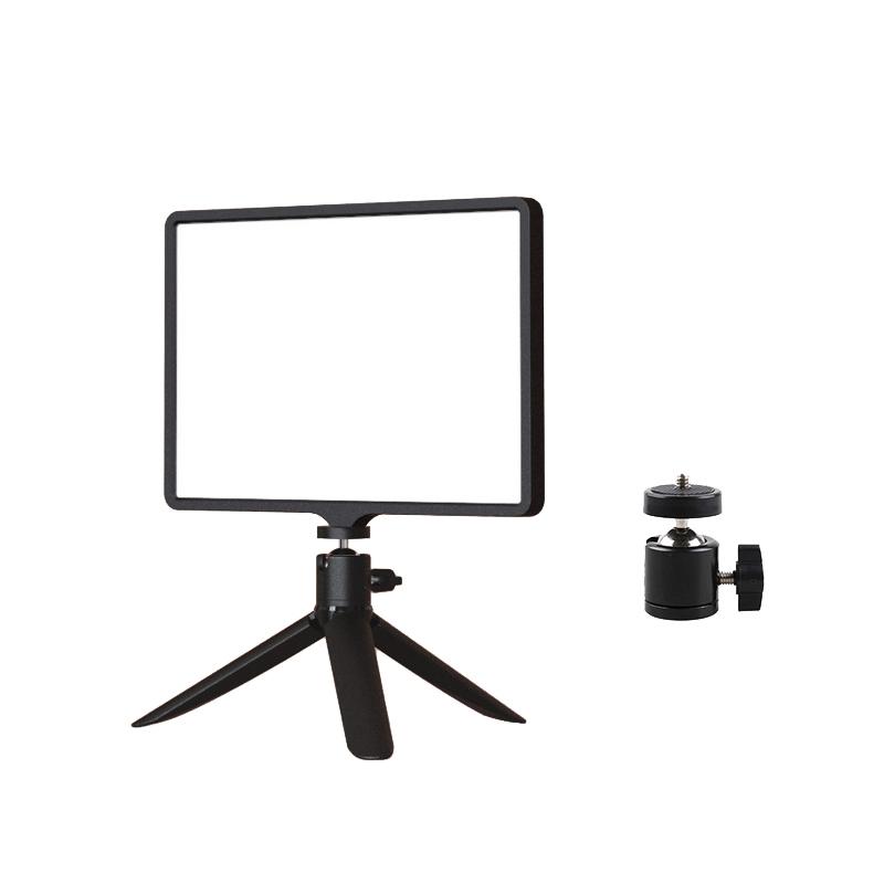 Phone Selfie Lights | 10 Inch 3000-6500K Three-color Temperature Photography Flat-panel Live Fill Light, Spec: Small Tripod Mobile Phone + Accessories Phone Selfie Lights